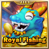 Royal Fishing crown-themed arcade game cover art